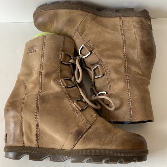 Sorel Joan of Arctic Wedge II Boot - Women's-Ash Brown-Sz 10 - Picture 14 of 15